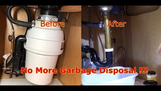 Replace A Garbage Disposal With A Regular Drain