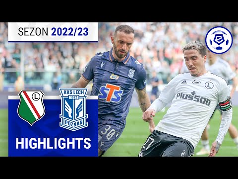 Legia Warszawa - Lech Poznań 2:2 | SKRÓT | Ekstraklasa 2022/23 | 28. Kolejka