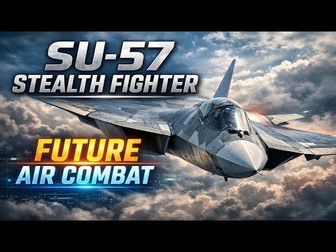 Russia’s Su-57 Stealth Fighter Explained | Future Air Combat and Aviation Technology