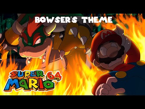 Video thumbnail for Bowser’s Theme WITH LYRICS [CHANNEL ANNIVERSARY SPECIAL] - Super Mario 64 Cover