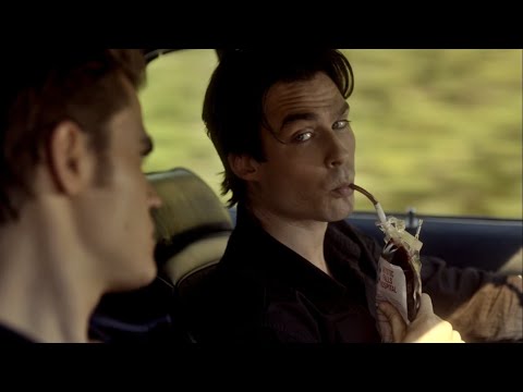 TVD 2x8 - Damon and Stefan on their way to rescue Elena | Delena Scenes HD