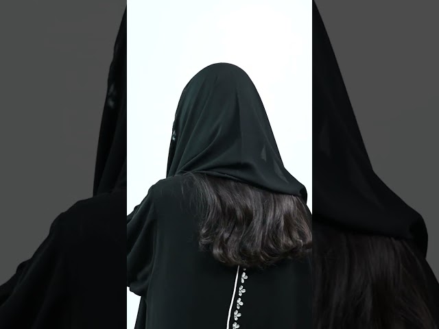 عباية ملكي كلوش شك يدوي فضي