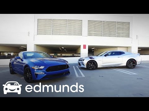 Thumbnail for 2018 Chevrolet Camaro SS vs. 2018 Ford Mustang GT | Comparison Test | Edmunds by Chevrolet Camaro