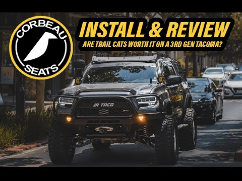 Installed Corbeau Trail Cat Seats Onto My Toyota Tacoma | How To Install & Quick Review