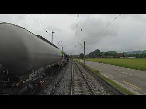 Führerstandsmitfahrt (cab ride) | Langenthal - Huttwil | RABe 525 (Nina) | onarainydayagain