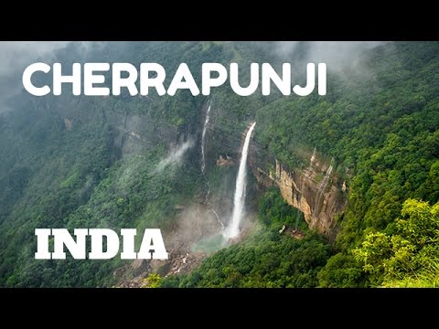 SPECTACULAR WATERFALLS & LIVING ROOT BRIDGES IN CHERRAPUNJI, MEGHALAYA, INDIA