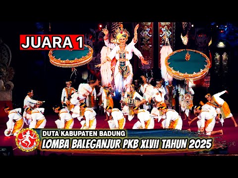 JUARA 1 LOMBA BALEGANJUR REMAJA PKB 2025 - DUTA KABUPATEN BADUNG