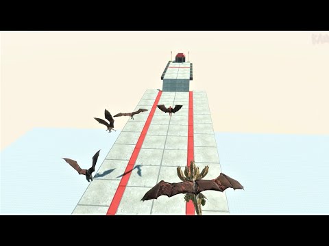 FLYING RACE ! animal revolt battle simulator EVERY UNIT RACE WITH WINGS