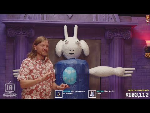 3D Toriel Appearance - Undertale 10th Anniversary Livestream