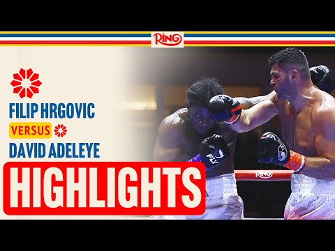 Filip Hrgovic Survives CUT And Beats David Adeleye In WAR | FIGHT HIGHLIGHTS