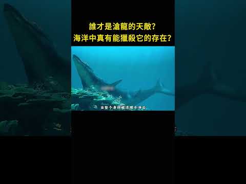 海洋霸主也有剋星？唯一敢跟成年滄龍叫板的竟是同類？#古生物 #海洋生物 #史前巨獸