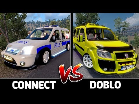 FORD CONNECT vs. FIAT DOBLO 🔴ALA TURKEY MAP🔴