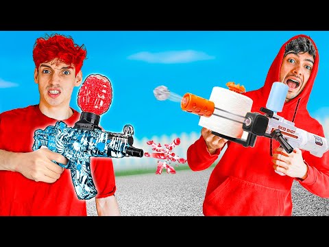 🥵Batalla de Pistolas Mas Impresionantes y Raras de Tik Tok🥵 Nerf