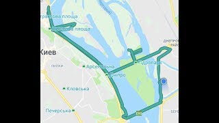 360 VR Велопроезд по мостам и набережным центра Киева 2018 июль\Cycling Kiev, Ukraine 2018