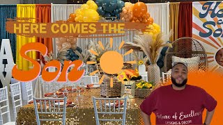 “Here Comes the Son” themed BabyShower Setup | Timelapse | Decorate With Me | EOE Designs