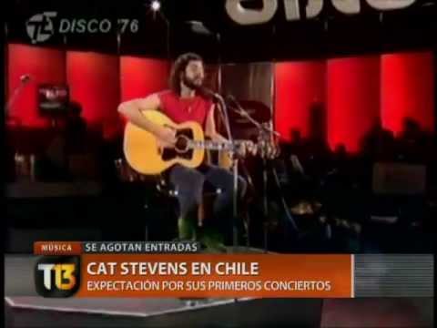 Explosiva venta de tickets para Cat Stevens en Chile! (Gentileza Canal 13)