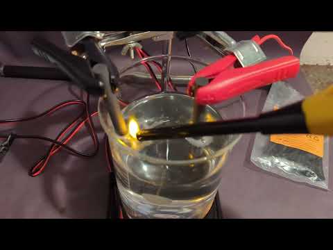 Converting a computer power supply to be used for electrolysis.