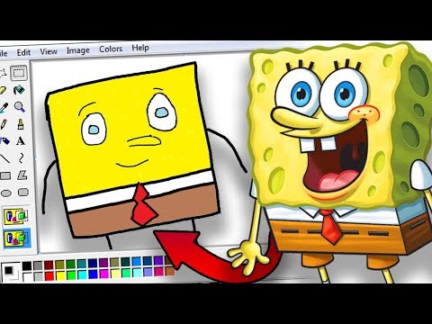 USING A MOUSE TO DRAW FROM MEMORY IN PAINT!