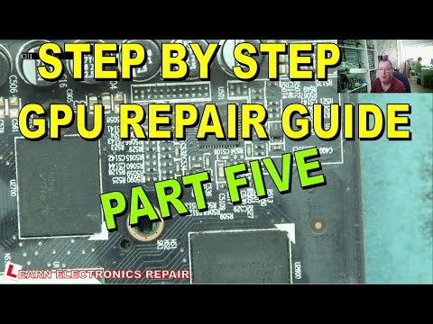 Learn Eelectronics Repair 2 Geforce GTX 280 GPU Graphics Card Repair Part 1