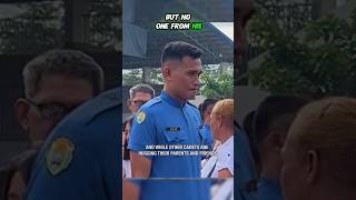 this cadet had no family on his gaduation 😭 #heartwarming #hearttouching #graduation #military