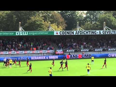 Goal 0-1 by Tom van Weert. Excelsior versus Cambuur 28 sept