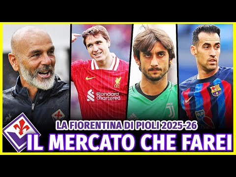 THE TRANSFER MARKET I WOULD MAKE FOR PIOLI'S FIORENTINA 2025-26 TO GET TO THE CHAMPIONS LEAGUE