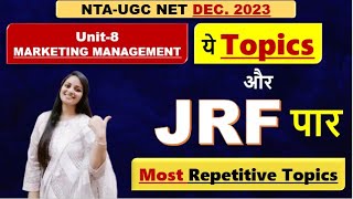 Marketing management for ugc net| Important topics of marketing management ugc net commerce dec 2023