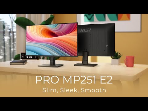 Монітор MSI 24.5" PRO MP251L-E2 (9S6-3PD2CM-033) IPS Black 120Hz