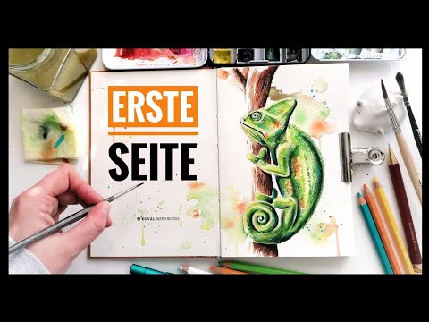 ERSTE SEITE im KOVAL Skizzenbuch füllen😍 + TIPPS