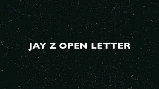JayZ Open Letter