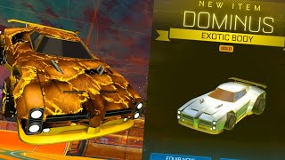 NEW GOLD DOMINUS IN ROCKET LEAGUE!