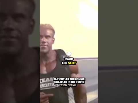 Jay cutler nearly shit himself after seeing 2003 Ronnie Coleman backstage 😭