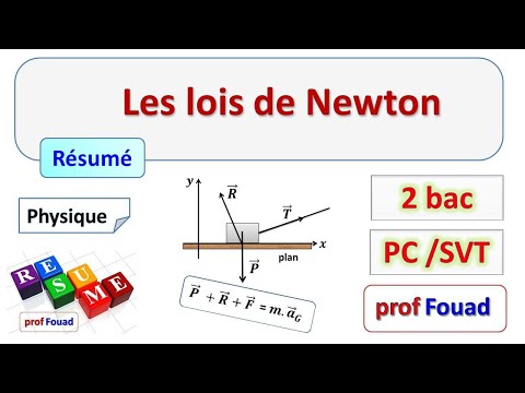 les lois de Newton 2 bac