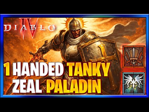 Diablo 4 TANKY Zeal Paladin Build Beginner Friendly Evade Zeal : Season 11 Zeal Paladin Build Guide