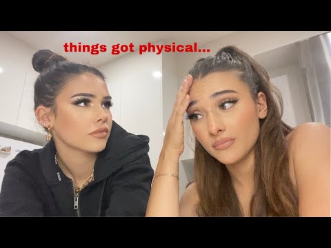 we had our first fight.