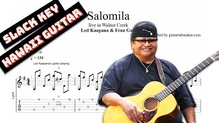 Led Kaapana - Salomila TAB - "slack key" guitar tabs (PDF + Guitar Pro)