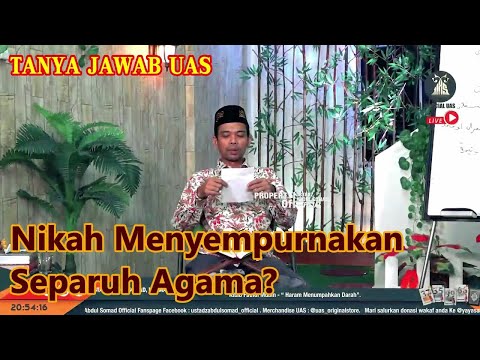 Nikah Menyempurnakan Separuh Agama⁉️Ust. Abdul Somad❗ [UAS]