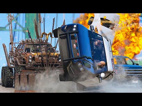 GTA 5 DISASTROUS BRUISER CRASHES - IMPACT COMPILATION #6