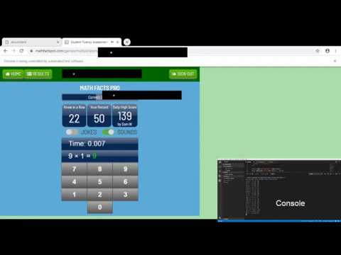MathFactsPro Bot | Autosolver with Node.JS and Puppeteer