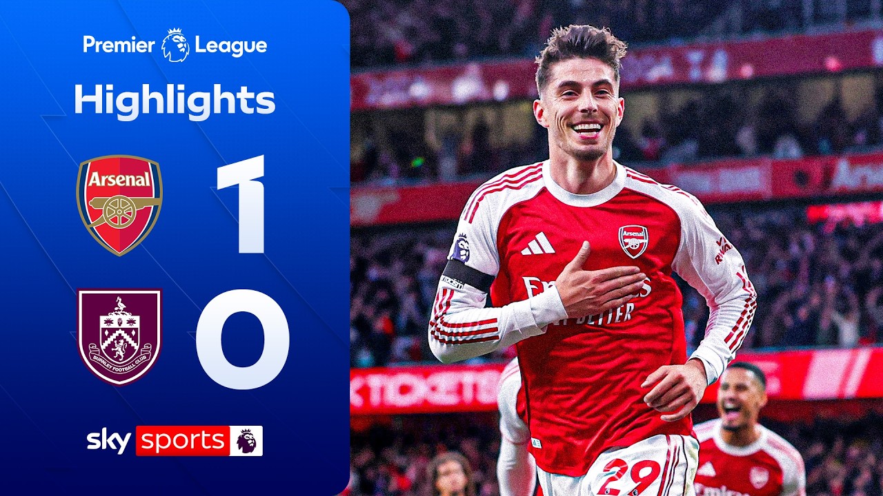 Arsenal go ONE WIN closer to PL title! 🏆 | Arsenal 1-0 Burnley | Premier League Highlights
