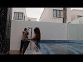 Photoshoot Hot Model Girl Behind The Scenes Concept Pretty Girl In The Pool