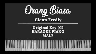 Orang Biasa - Glenn Fredly (MALE KARAOKE PIANO COVER)