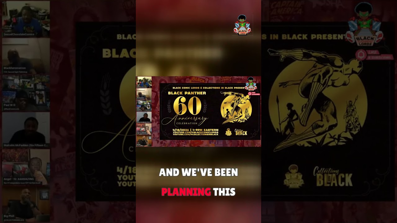 Black Panther — 60th anniversary event announcement