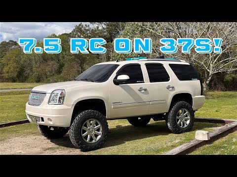 7.5\" ROUGH COUNTRY LIFT ON YUKON DENALI WITH 37s!