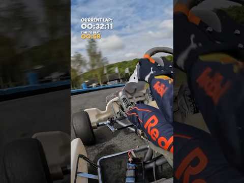 how fast is a pro driver in a go-kart? #karting