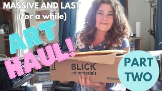 Part two- Largest and last art haul (for a while)!