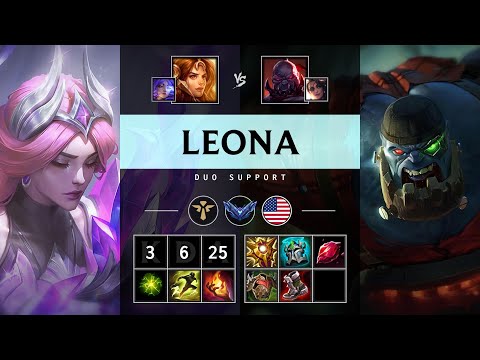 Leona Support vs Sion - NA Diamond Patch 25.14