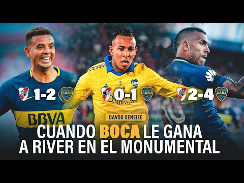 BOCA GANANDOLE A RIVER EN EL MONUMENTAL...