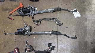 Honda Civic electronic rack and pinion removal