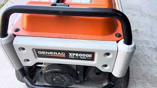 Generac XP8000E Gas Generator @jrsauctions 